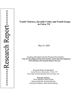 Youth Violence, Juvenile Crime and Youth Gans in Utica, NY
